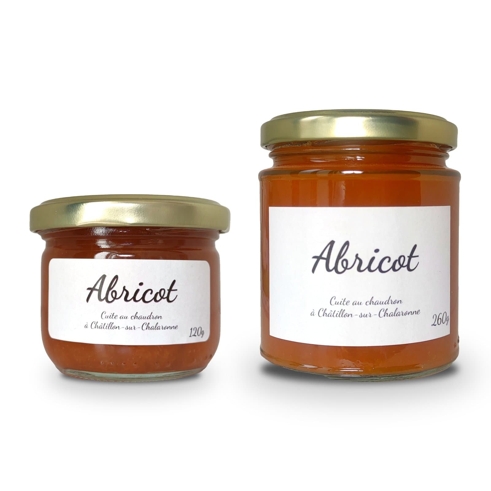 Pots de tartinade Abricot, formats 120 g et 260 g