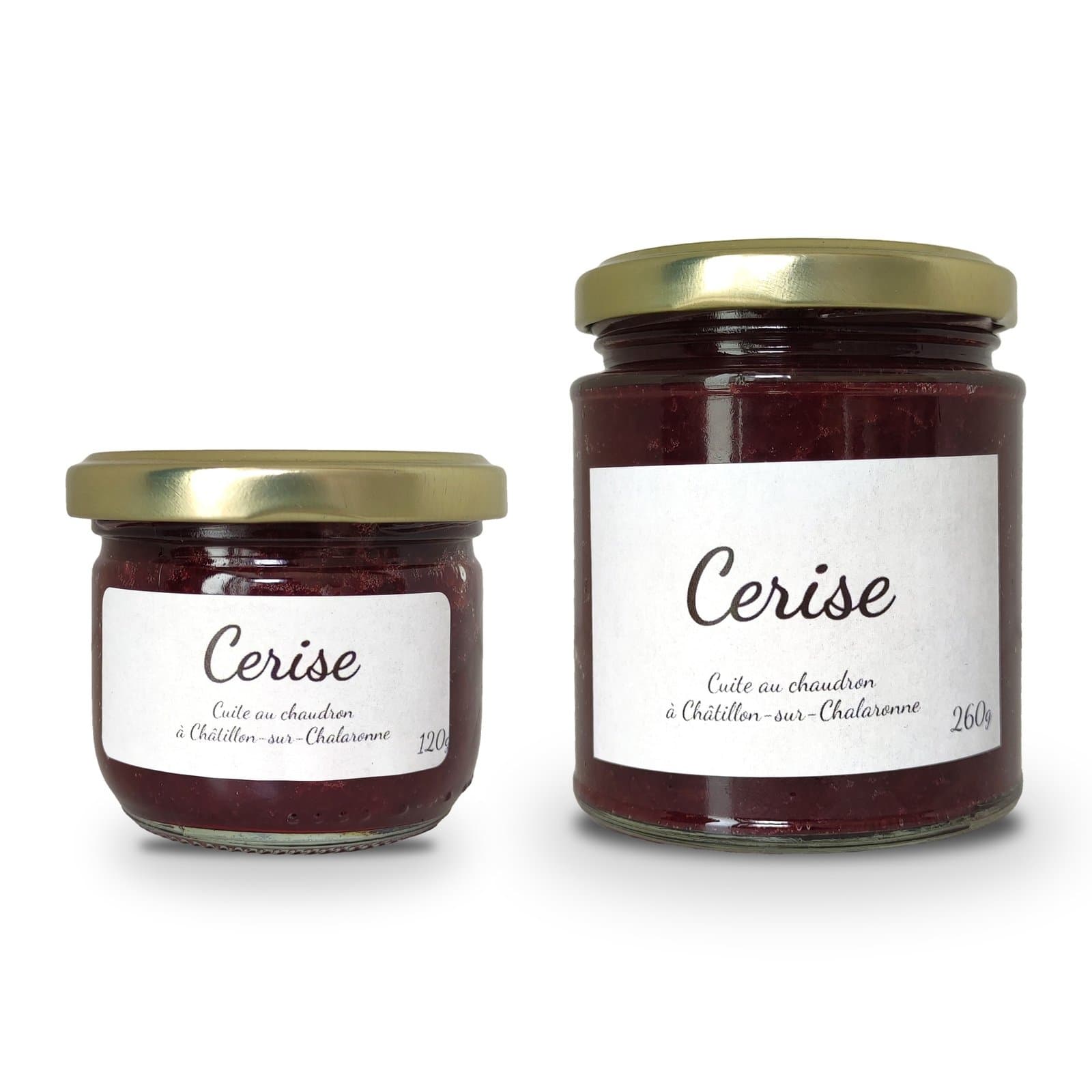 Pots de tartinade Cerise, formats 120 g et 260 g