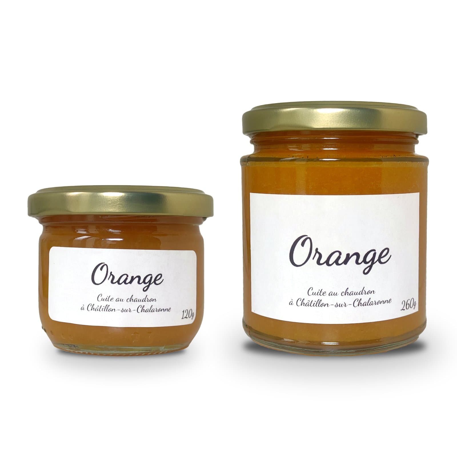 Pots de tartinade Orange, formats 120 g et 260 g